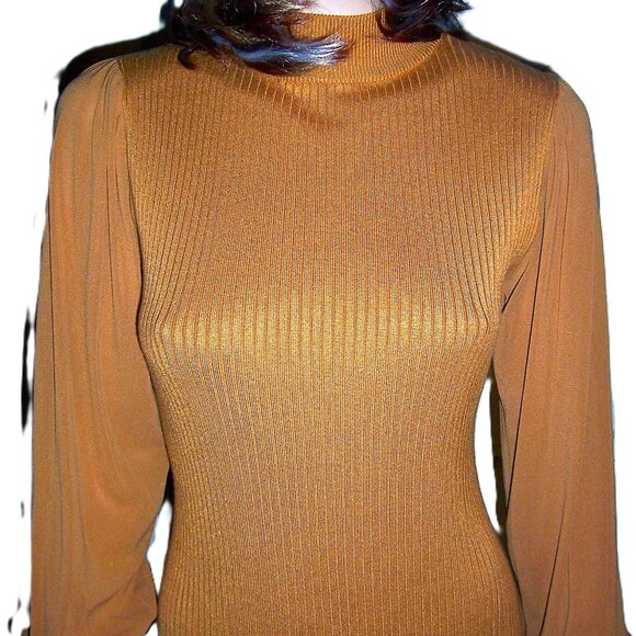 Emma & Posh Bronze Sweater Dress M - Picture 2 of 7